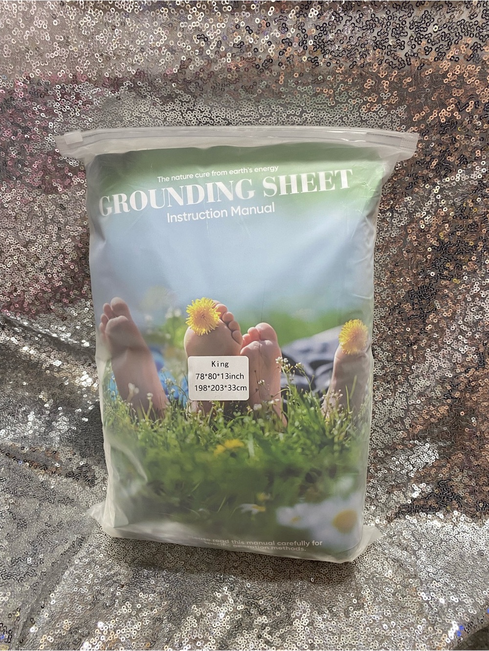 King Size Grounding Sheet - fitted only.  NWOT